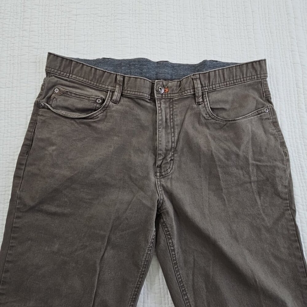 WP Weatherproof Canvas Utility Pants Men's 38Wx30L Ash Brown Straight Leg EUC LN - Picture 8 of 14